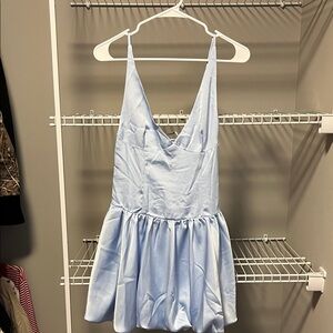 NWT * Elegant Light Blue Mini Dress - Size Small